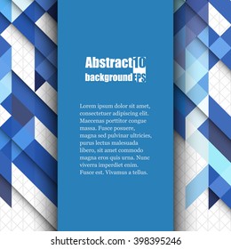 Brochure template with abstract background. Eps10 Vector illustration