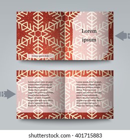 Brochure template with abstract background. Eps10 Vector illustration