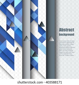 Brochure template with abstract background. Eps10 Vector illustration