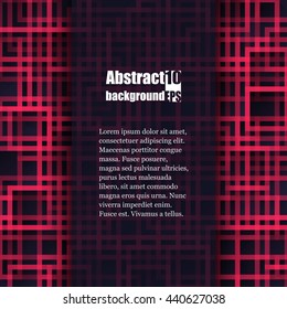 Brochure template with abstract background. Eps10 Vector illustration