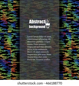 Brochure template with abstract background. Eps10 Vector illustration