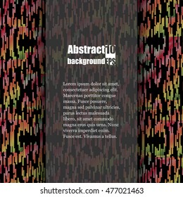 Brochure template with abstract background. Eps10 Vector illustration