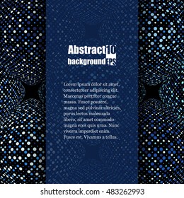 Brochure template with abstract background. Eps10 Vector illustration