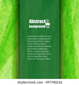 Brochure template with abstract background. Eps10 Vector illustration