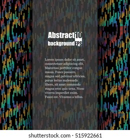 Brochure template with abstract background. Eps10 Vector illustration