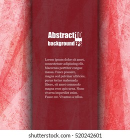 Brochure template with abstract background. Eps10 Vector illustration