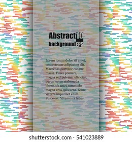 Brochure template with abstract background. Eps10 Vector illustration