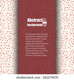 Brochure template with abstract background. Eps10 Vector illustration