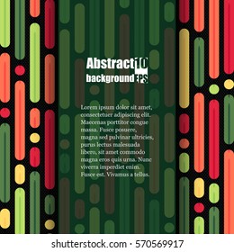 Brochure template with abstract background. Eps10 Vector illustration
