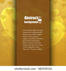 Brochure template with abstract background. Eps10 Vector illustration