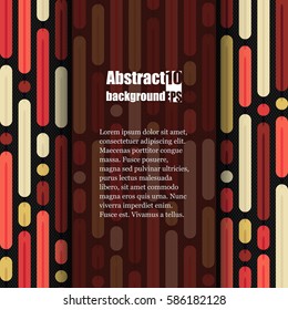 Brochure template with abstract background. Eps10 Vector illustration