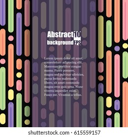 Brochure template with abstract background. Eps10 Vector illustration
