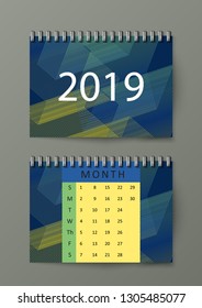 Brochure template with abstract background. Graphic illustration with geometric pattern. Eps10 Vector illustration.