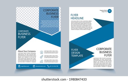 Broschüre Abstrakter flyer-Designhintergrund. Kann an den Geschäftsbericht, Magazin, Poster, Geschäftsvortrag, Portfolio, Flyer, Banner, Website angepasst werden. druckfertige Vektordatei.