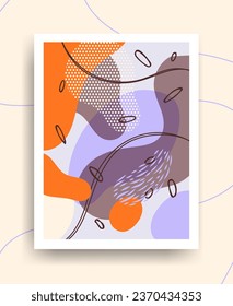 Abstrakte Formen der Broschüre, Vektorgrafik