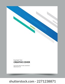 Brochure or template, annual report cover design background EPS 10