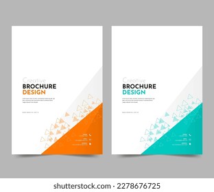 Brochure or template, annual report cover design background EPS 10