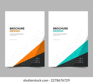 Brochure or template, annual report cover design background EPS 10