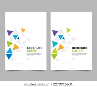 Brochure or template, annual report cover design background EPS 10