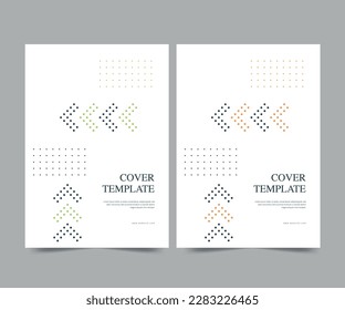 Brochure or template, annual report cover design background EPS 10