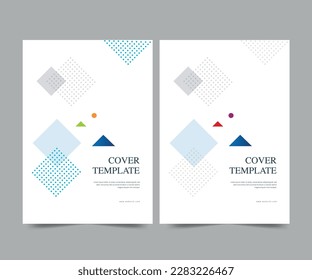 Brochure or template, annual report cover design background EPS 10