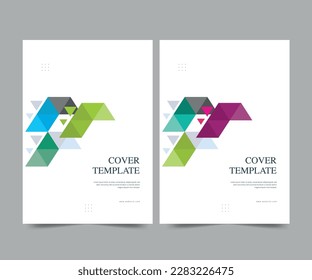 Brochure or template, annual report cover design background EPS 10