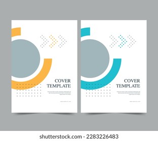 Brochure or template, annual report cover design background EPS 10