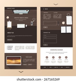 Brochure, template, booklet, magazine poster