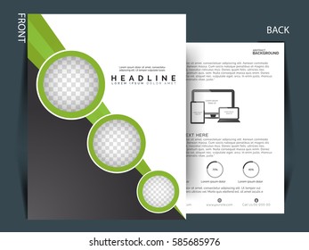 Brochure template, Business flyer, Editable A4 poster for design, education, presentation, website, magazine page.