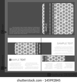 Brochure template business.  Vector illustration. Eps 10.