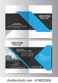 Brochure template. Can be used for magazine cover, business mockup, education, presentation, report. Abstract flyer design background. a4 size with editable elements. EPS 10.