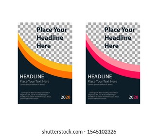Brochure Template Cover Book, Vector illustration mock up for branding, cover, card, product, event, banner, website.