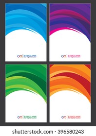 Brochure template cover design