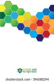Brochure template cover design