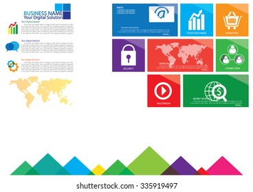 Brochure template design