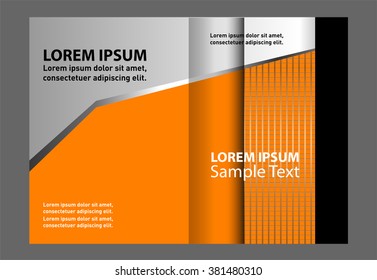 Brochure template design 