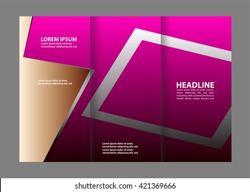 Brochure template design

