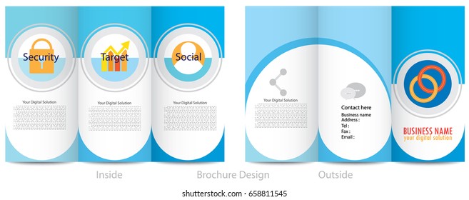 Brochure template design