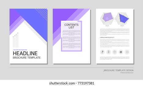 Brochure template design