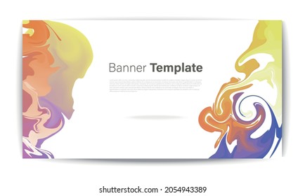 Brochure template design.  Background with copy space for inspirational and encouraging thoughts that you want to share with your audience.