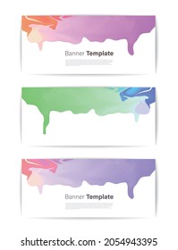 Brochure template design.  Background with copy space for inspirational and encouraging thoughts that you want to share with your audience.