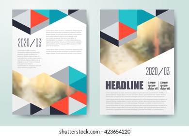 Brochure template  design, book cover layout design, Abstract presentation templates Color application template design for corporate identity Business stationery Annual report 