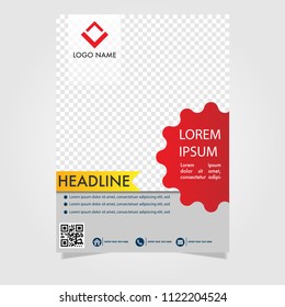 Brochure Template Design, Business flyer design, vector Illustration