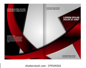 Brochure template design, business leaflet, booklet 