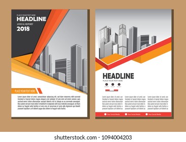 Modern Business Brochure Layout Flyers Design Stock Vector (Royalty ...