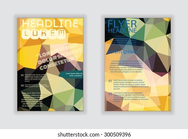 brochure template design or flyer layout  design