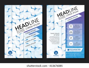 Brochure template design. Geometric pattern square. Vector illustration of geometry graphic design.
