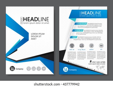 Brochure template design. Geometric pattern square. Vector illustration of geometry graphic design.