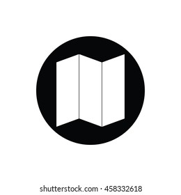 brochure template design icon