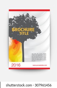 brochure template design layout vector plastic art